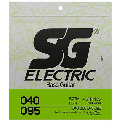 Encordoamento SG Strings .040/.095 Leve para Contrabaixo 4C