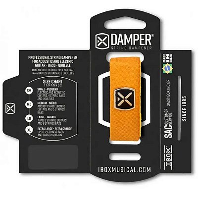 Abafador de Corda Ibox DTMD25 Damper Premium Medium Amarelo