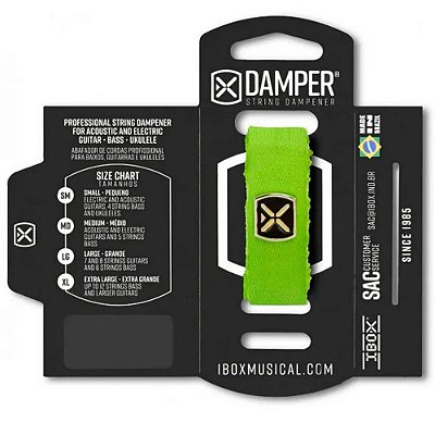 Abafador de Corda Ibox DTMD24 Damper Premium Medium Verde
