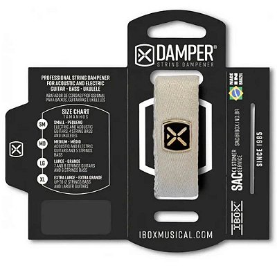Abafador de Corda Ibox DTMD19 Damper Premium Medium Prata