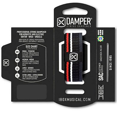 Abafador de Corda Ibox DKMD05 Damper Comfort Medium Preto