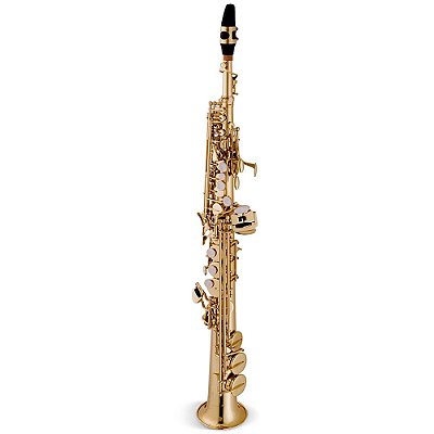 Saxofone Soprano Vogga VSSP701N Laqueado em Bb (Si Bemol)