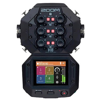 Gravador de Áudio Zoom H8 Handy Recorder Black