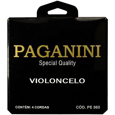 Encordoamento Paganini PE960 para Violoncelo