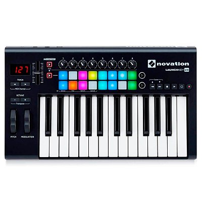 Teclado Controlador Novation Launchkey 25 MK2 USB 25 Teclas