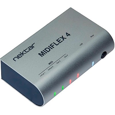 Interface Midi Nektar MIDIFLEX4 4 Canais