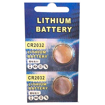 Kit Com 2 Bateria Lithium Cr2032 3v Para Afinador