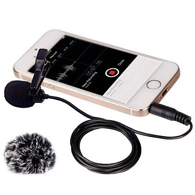 Microfone de Lapela Comica CVM-V01SP para Smartphone