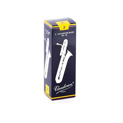 Palheta Vandoren Tradicional Nº 3 para Sax Baixo