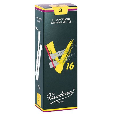 Palheta Vandoren V16 Nº 3 para Sax Barítono