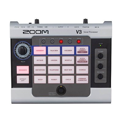 Processador de Efeitos Zoom V3 Vocal Multi-efeitos