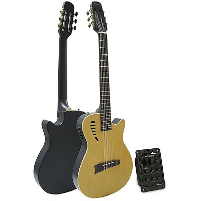 Violão Eletro-Acústico Marquês VN-1199 Flat Ativo Natural