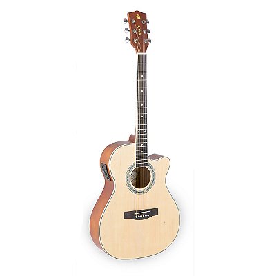 Violão Eletro-Acústico Marquês VA-32 Cutaway Aço Natural