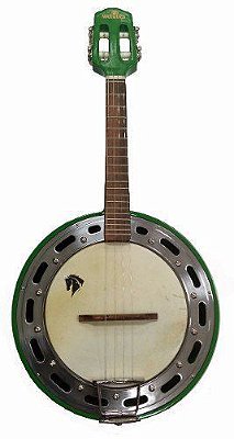 Banjo Eletro-Acústico Marquês BAJ-88 Passivo 4 Cordas Verde