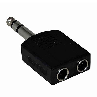 Adaptador Conector MXT 2 P10 para P10 Estéreo