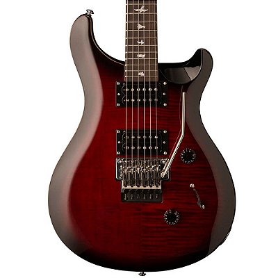 Guitarra PRS CU4FL SE Custom Fire Red com Floyd Rose
