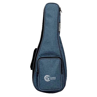Bag Capa Custom Sound UKS Dark Blue para Ukulele Soprano