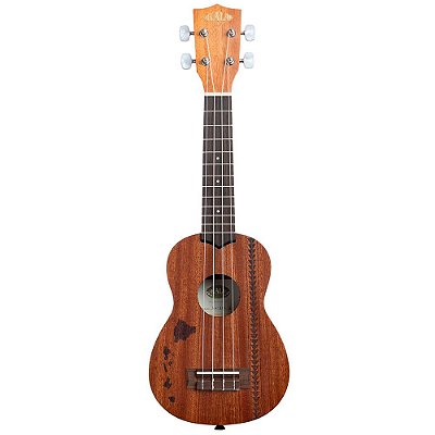 Ukulele Acústico Kala KA-15S-H2 Hawaii e Tattoo Concert