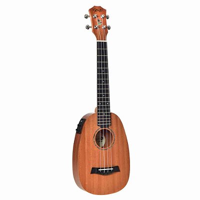 Ukulele Elétrico Seizi Bali Pineapple Tenor Sapele