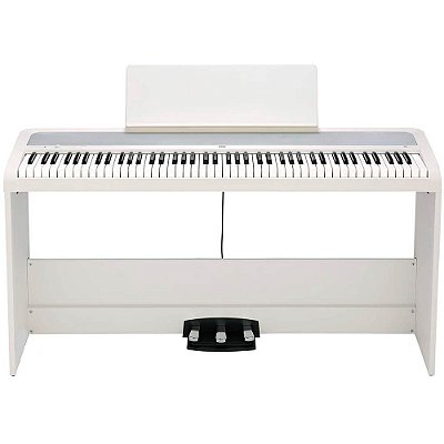 Piano Digital Korg B2SP White 88 Teclas com Suporte