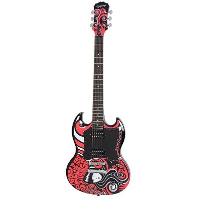 Guitarra Epiphone SG G310 Emily Strange com Capa