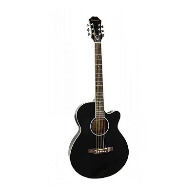 Violão Eletro-Acústico Epiphone PR4-E Limited Black