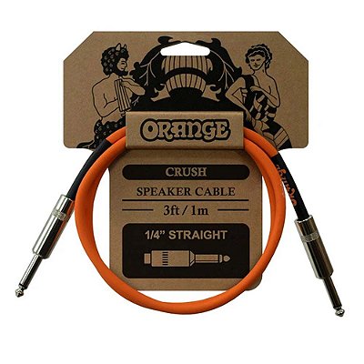 Cabo Orange CA040 Crush Speaker Cable 1Metro P10 P/ Gabinete