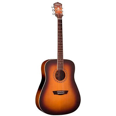 Violao Washburn WD7SATBM Sunburst Dreadnought aco modelo