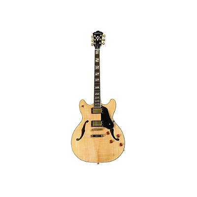 Guitarra semi acustica Washburn s/ case HB35N natural