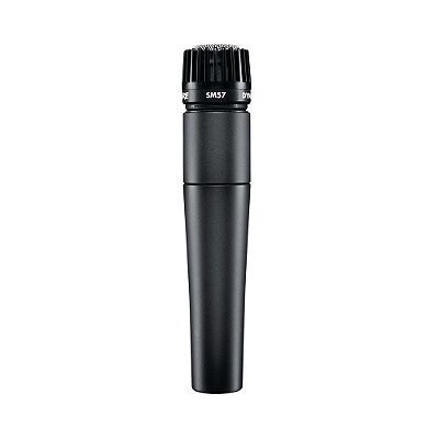 Microfone Dinâmico Shure SM57-LC Cardioide com Fio