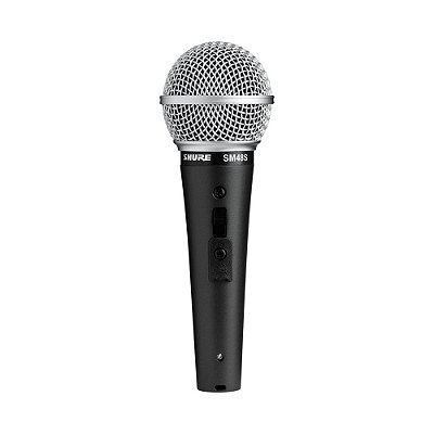 Microfone Dinâmico Shure SM48-LC Cardioide Com Fio