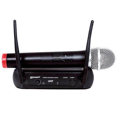 Microfone Dinâmico Shure LM-58U UHF De Mão Sem Fio