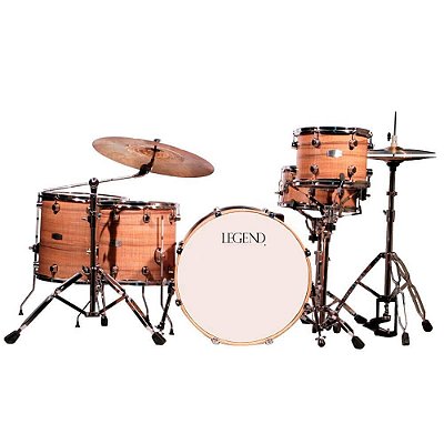 Bateria Legend One Series 20 com 5 pecas Walnut