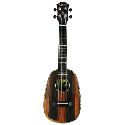 Ukulele Acústico Seizi Bora-Bora Pineapple Concert Ebony