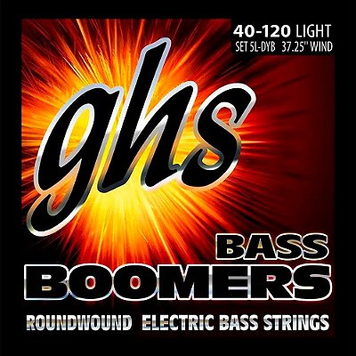 Encordoamento GHS Bass Boomers 5L-DYB 40/120 para Baixo 5C