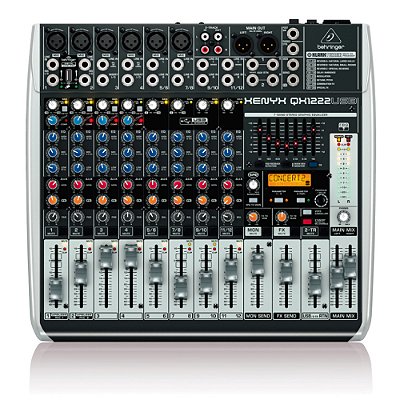 Mesa de Som Analógica Behringer Xenyx QX1222USB 12 Canais