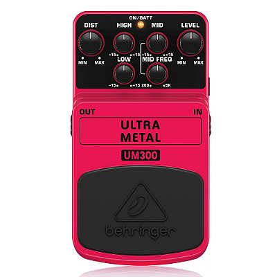 Pedal de Efeitos Behringer UM300 Ultra Metal Distortion