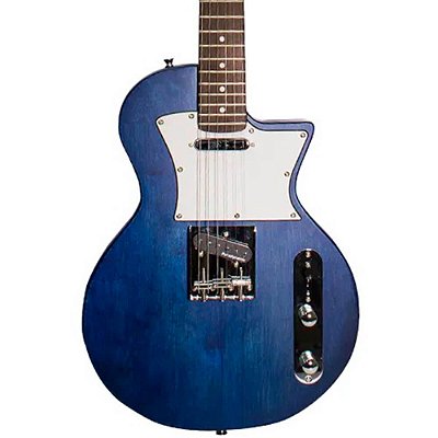 Guitarra Les Paul Newen Frizz Wood Blue