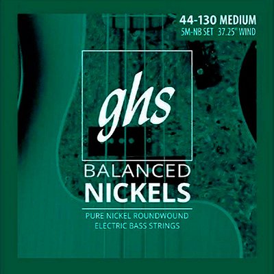 Encordoamento GHS Balanced Nickels 5M-NB 44/130 para Baixo 5C