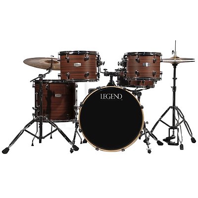 Bateria Legend Classic Series Mahogany Com 5 Peças