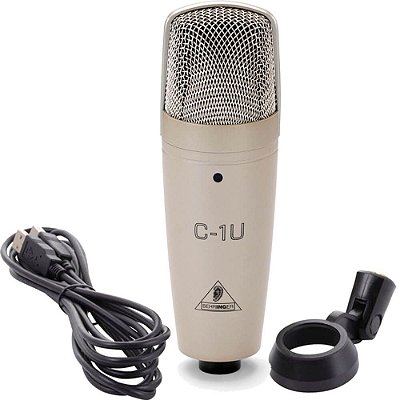 Microfone Condensador Behringer C-1u USB