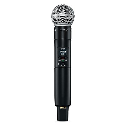 Microfone Dinâmico Shure SLXD2SM58 De Mão sem Fio