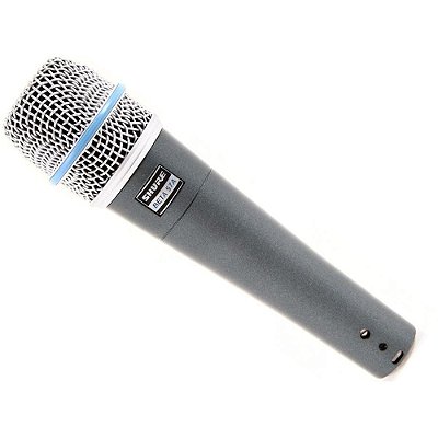 Microfone com fio dinamico supercardioide de alto ganho - BETA 57A -  Shure