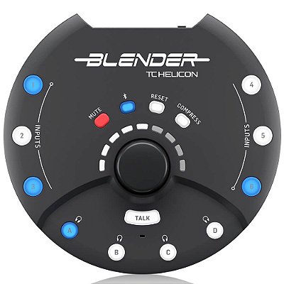 Interface de Áudio Tc-Helicon Blender USB