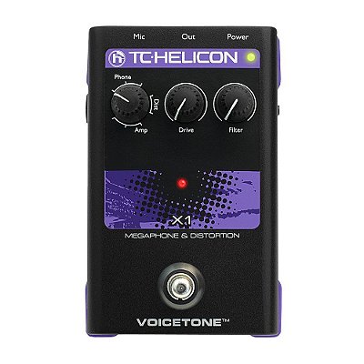 Processador de voz - Voicetone x1 - TC HELICON