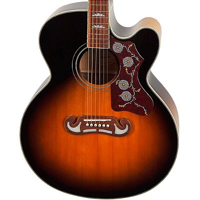 Violão Elétrico EpiPhone EJ-200 SCE Studio Vintage Sunburst