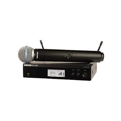Sistema sem fio com microfone de mao - BLX24RBR/B58-M15 - Shure