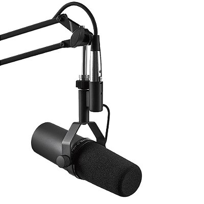 Microfone Dinâmico Shure SM7B Cardioide com Fio