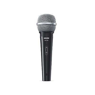 Microfone unidirecional cardioide com fio para karaoke e vocais - SV100 - Shure