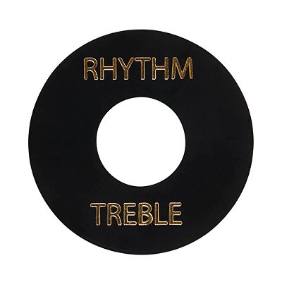 Placa Treble/Rhythm Gibson PRWA 010 Preta com Print Dourado